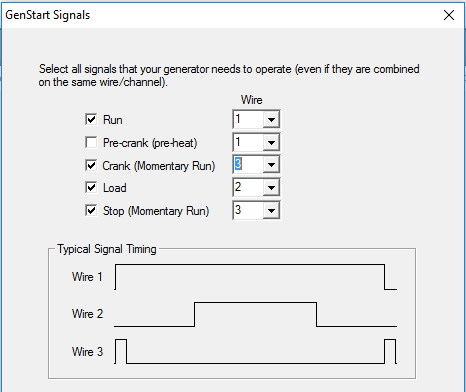 Figure 11: GenStart Signals