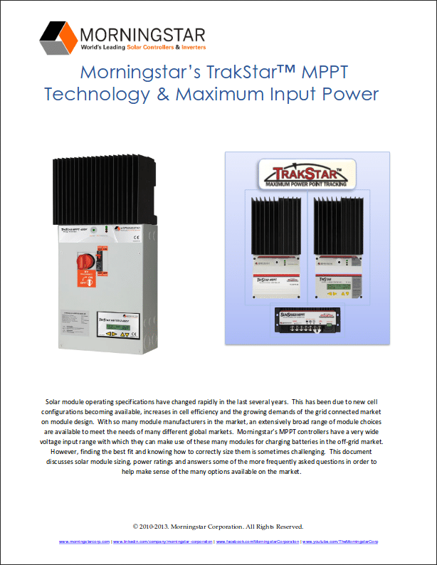 Whitepaper Trakstar vs Maximum Input Power